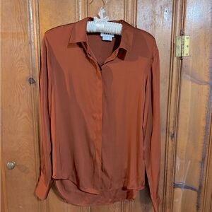 Elegant Rust Women's Top